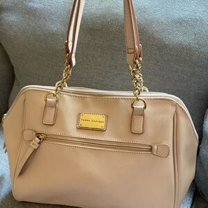 Tommy Hilfiger Tan Satchel Bag